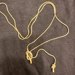 Madewell knotshine necklace